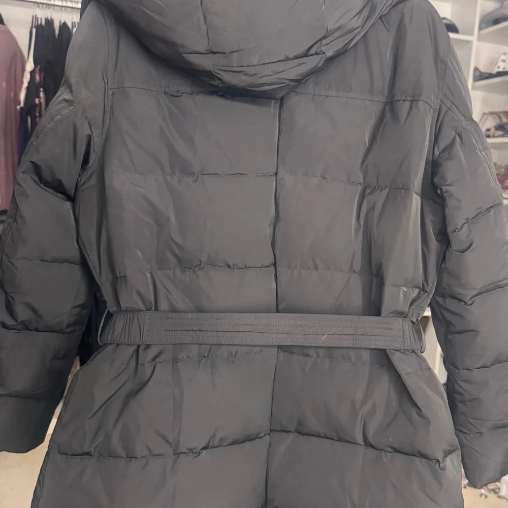 Michael Kors Black Puffer Jacket with Fur Trim - Picture 9 of 10